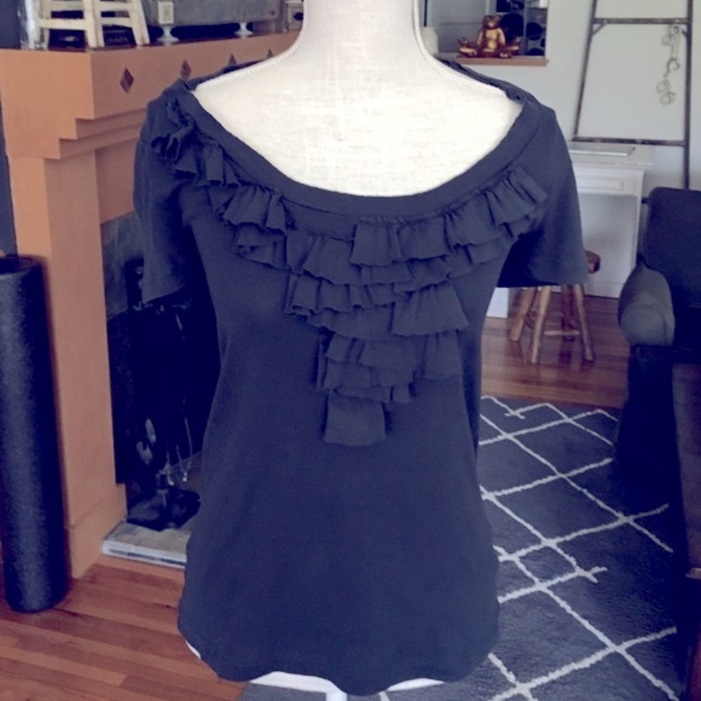 J. Crew Ruffle T-Shirt